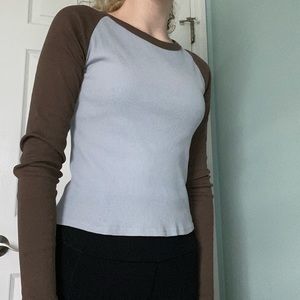 John Galt grey and brown Bella long sleeve!